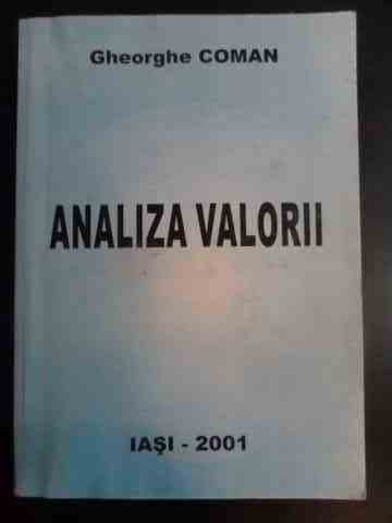 Analiza Valorii - Gheorhe Coman ,541433