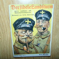 Der Fidele Landfturm -Tornister Humor Lb.Germana anul 1915