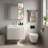 Set mobilier de baie cu lavoar Sora DE07-60 Beige 60CM