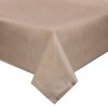 Față de masă textilă, Model monocolor, Maro, Dimensiuni 140x180cm, Compoziție 70% Bumbac - 30% Poliester, Oem