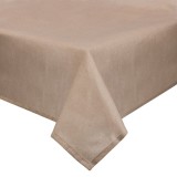 Față de masă textilă, Model monocolor, Maro, Dimensiuni 140x180cm, Compoziție 70% Bumbac - 30% Poliester, Oem
