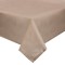 Față de masă textilă, Model monocolor, Maro, Dimensiuni 140x180cm, Compoziție 70% Bumbac - 30% Poliester