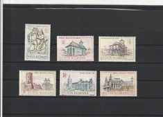 ROMANIA 1968 LP 686 MONUMENTE ISTORICE SERIE MNH NESTAMPILATA