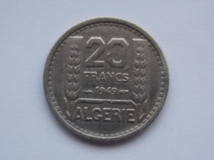 20 FRANCS 1949 ALGERIA foto