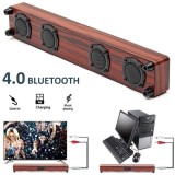 Soundbar Bluetooth, difuzor Bass unitate dubla diafragma cu microfon Wireless TV