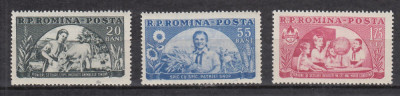 ROMANIA 1954 LP 363 PIONIERI SERIE MNH foto