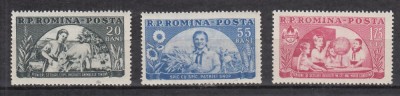 ROMANIA 1954 LP 363 PIONIERI SERIE MNH foto