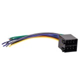 Conector ISO mama auto lipit cu cabluri 20cm, Oem