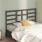 Gossi tablie de pat, gri, 166x4x104 cm, lemn masiv de pin