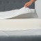 Husa saltea matlasata detasabila Ultrasleep Somnart, 90x200x18 cm, tricot, fermoar alb 4 laturi
