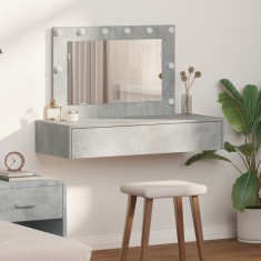 vidaXL Masă de Machiaj cu sertar Gri 100 x 40 x 70 cm Lemn compozit 865238