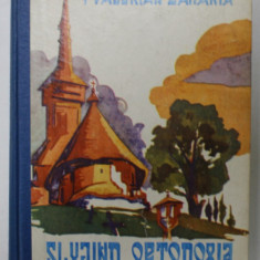 SLUJIND ORTODOXIA de VALERIAN ZAHARIA , EPISCOPUL ORADIEI , 1965 , DEDICATIE *