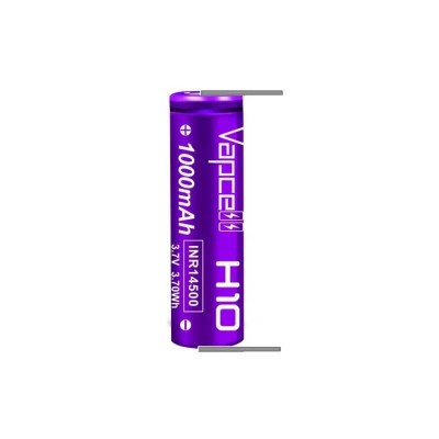 Acumulator VAPCELL 14500 cu lamele in U li-ion 3.7V 1000mAh 10A foto