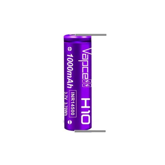 Acumulator VAPCELL 14500 cu lamele in U li-ion 3.7V 1000mAh 10A