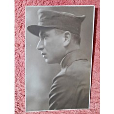 Fotografie tip carte postala, militar perioada interbelica