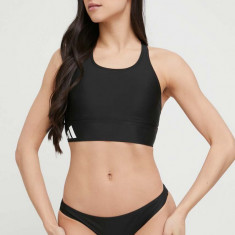 adidas Performance costum de baie din două piese culoarea negru, cupă ușor rigidizată HS5328