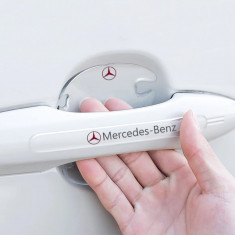 Set 8 Stikere - Autocolante Transparente pentru Protectie Zgarieturi Manere Usa - Mercedes