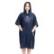 Poncho de baie pentru copii Homelevel, 9-10 ani, Albastru, Bumbac organic, 54983.43