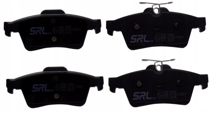 Placute frana spate SRLine Polonia Citroen C5 2008-; Ford C-Max/Grand C-max 2007-2019, Focus II 2004-2011; Focus 3 2011-; Kuga, Tourneo/Transit Conne