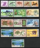 Malawi 1964 - Uzuale, motive locale, serie neuzata