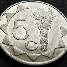 Moneda exotica 5 CENTI - NAMIBIA, anul 1993 *cod 4204