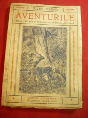 Jules Verne -Aventurile celor 3 rusi si 3 englezi in Africa Australa -Ed.1938 foto