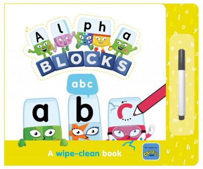 Carticica Scriu si sterg Alphablocks - ABC foto