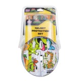 Cumpara ieftin Set casca si protectii, Rising Sports, Ninja Turtles, Marime M