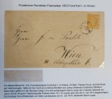 Romania 1874 - Plic circulat la Iasi - Viena