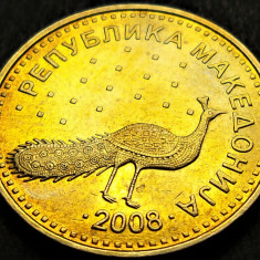 Moneda 10 DENARI - MACEDONIA, anul 2008 * cod 2621