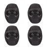 Set protectii coate/genunchi Skates, prindere velcro, Negru