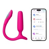 Cumpara ieftin Dopuri cu vibratii - Lovense Lush Anal Dop Anal Vibrator din Silicon cu Control de Oriunde prin Aplicatie Flexibil se Adapteaza Perfect
