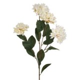Floare artificială cu tulpină lungă și flori albe, 94 cm, CMCLASS