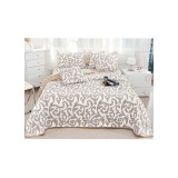Cumpara ieftin Set Cuvertura de Pat din Bumbac cu In, 5 Piese - PIT380