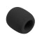 Burete microfon negru mare 75x60mm Azusa MIK1574A
