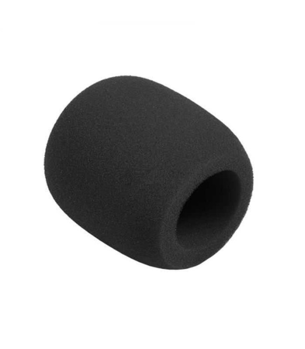 Burete microfon negru mare 75x60mm Azusa MIK1574A