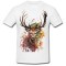 Tricou &quot; Watercolor deer &quot;