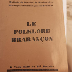 1932 iunie, Le folklore brabancon Folclorul din Brabant