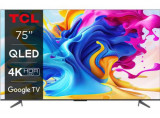 Televizor QLED TCL 190 cm (75inch) 75C645, Ultra HD 4K, Smart TV, WiFi, CI+