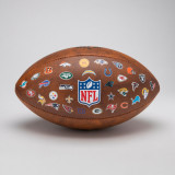 Minge fotbal american NFL 32 TEAMS Super Bowl Mărime oficială Maro Adulți, Wilson