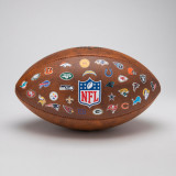 Minge fotbal american NFL 32 TEAMS Super Bowl Mărime oficială Maro Adulți