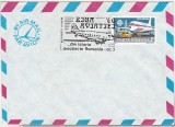 Bnk fil Plic stampila ocazionala Ziua aviatiei Bucuresti 1986 - Avion DC-3