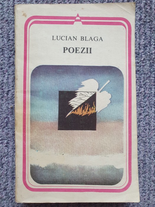 LUCIAN BLAGA-POEZII, EDITURA MINERVA 1986, 382 pag, stare f buna