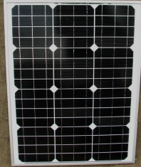 Panou Solar Fotovoltaic Monocristalin 50 W Sisteme solare Fotovoltaice pe 12 V foto