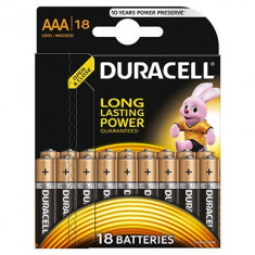 Set 18 baterii Duracell Basic, AAA foto