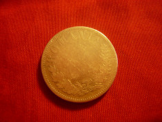 Moneda 2 lei 1872 Carol I argint , cal. mediocra foto
