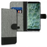 Husa pentru Samsung Galaxy J6, Textil, Gri, 45797.22, Kwmobile