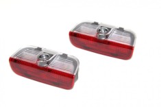 Set 2Lampi led logo usa Volkswagen ,Passat B6, B7, CC, Golf 5, 6, 7, Touareg foto