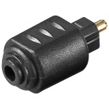 Adaptor Mini-TOSLINK 3.5 mm mama la TOSLINK tata Placat cu aur 11924, Goobay