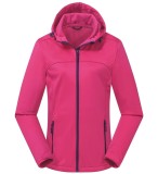 Cumpara ieftin Jacheta Softshell Femei ATLASLAVA, Impermeabila, Interior Polar, Gluga Reglabila, Roz, XL